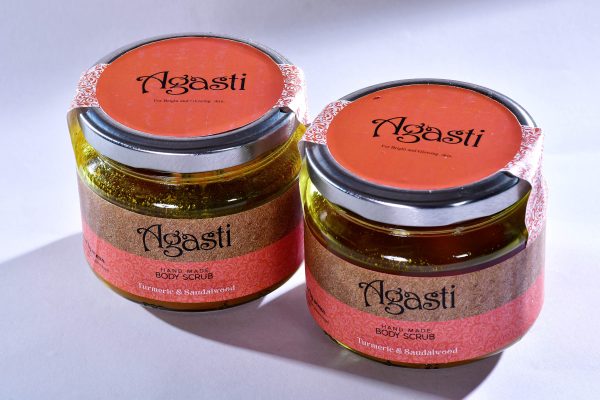 Agasti Rag Sandalwood and Turmeric Body Scrub - Agasti Stores